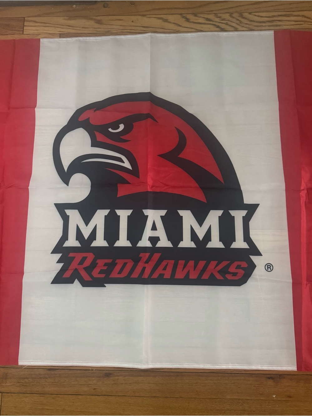 Miami University RedHawks Lightweight Flag - Picture 3 of 3